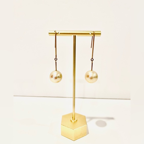 Celine Jewelry - CELINE Faux Pearl Drop Earrings